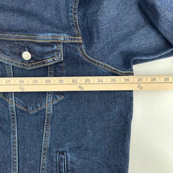 Levi Strauss Co Mens XL Trucker Jacket Dark Wash Denim XL NEW W/TAGS! - Picture 11 of 13